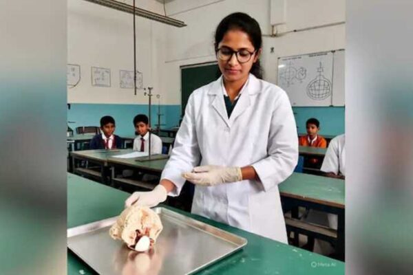 పదో తరగతిలో ఆవు మెదడు -ఉపాధ్యాయురాలు సస్పెండ్