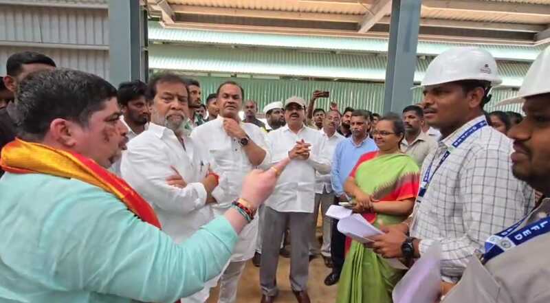 నర్మెట్ట ఆయిల్ పామ్ ఫ్యాక్టరీ కి మంత్రులు -తుమ్మల సమీక్ష