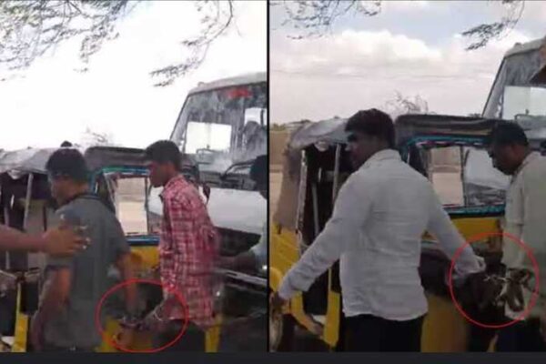బేడీలపై వేడి – గద్వాల్లో రైతుల చేతికి సంకెళ్లు
