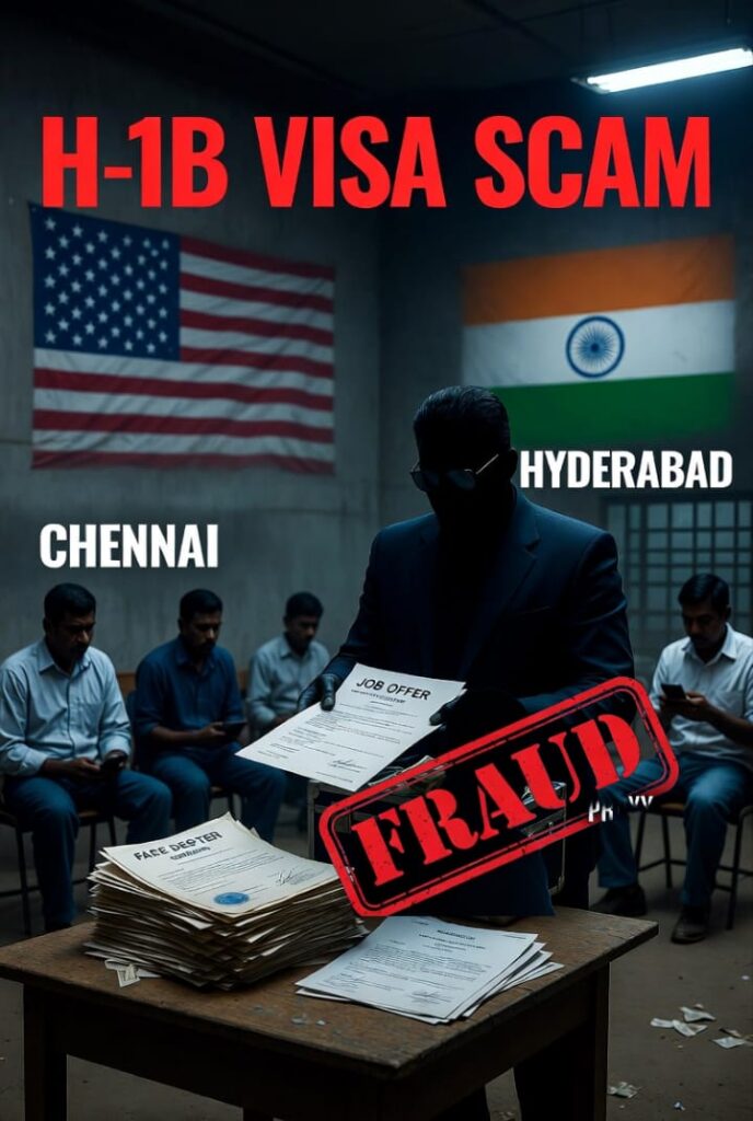 Chennai based H1BVisa Scam - Most of the scams from Hyderabad