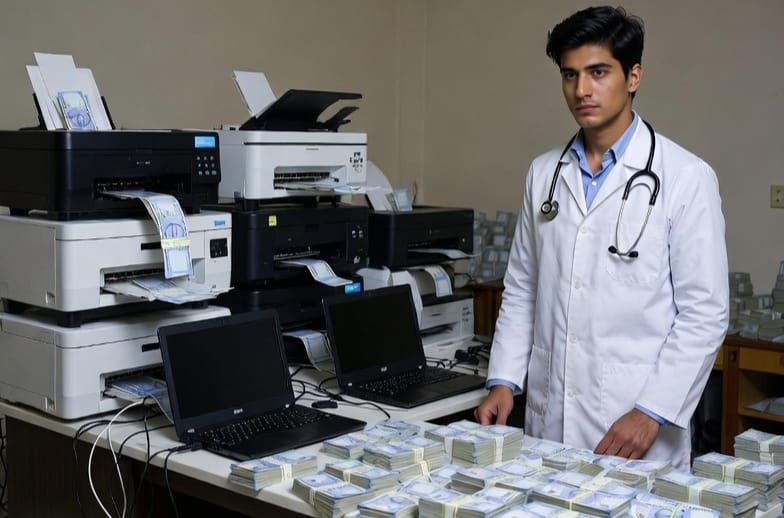 డాక్టర్ నకిలీ నోట్ల రాకెట్