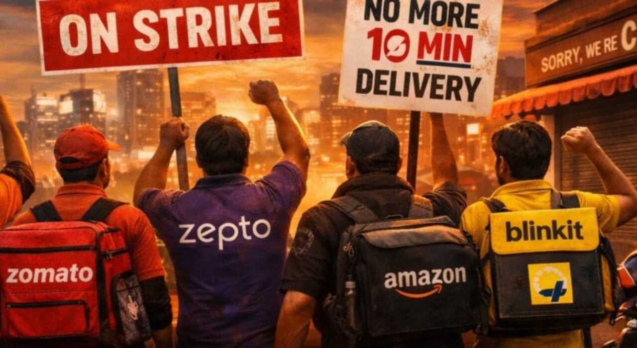 10 Min delivery Workers Strike