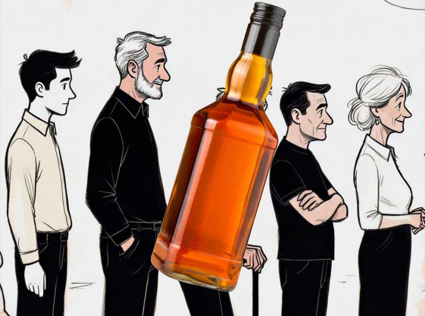 Age wise alcohol usage