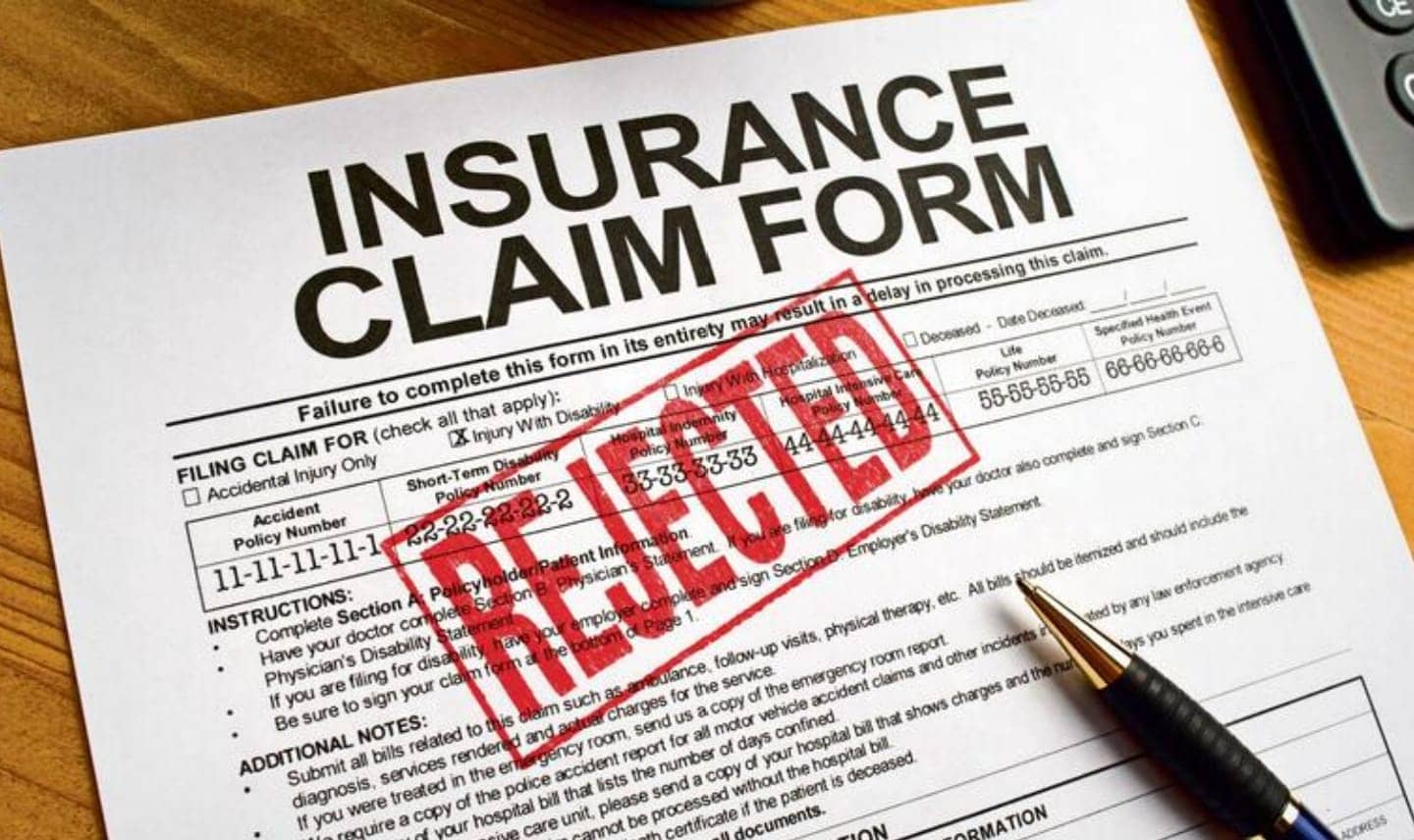 Health Insurance Claim rejected