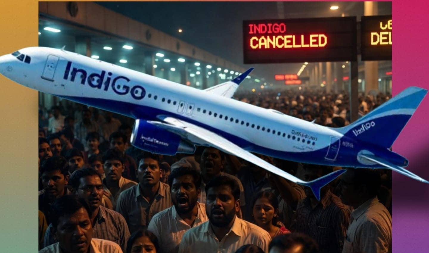 400 Indigo Flights Cancelled