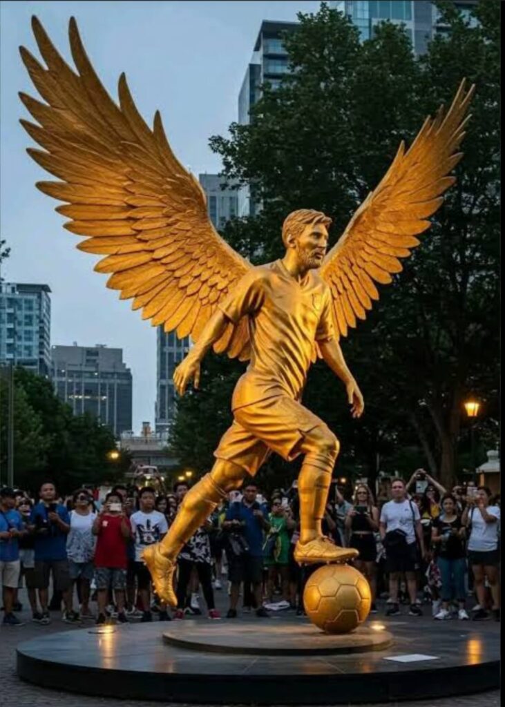Messi Statue