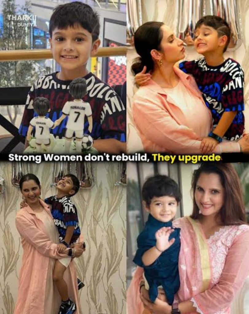 Sania with Her Son Izhaan