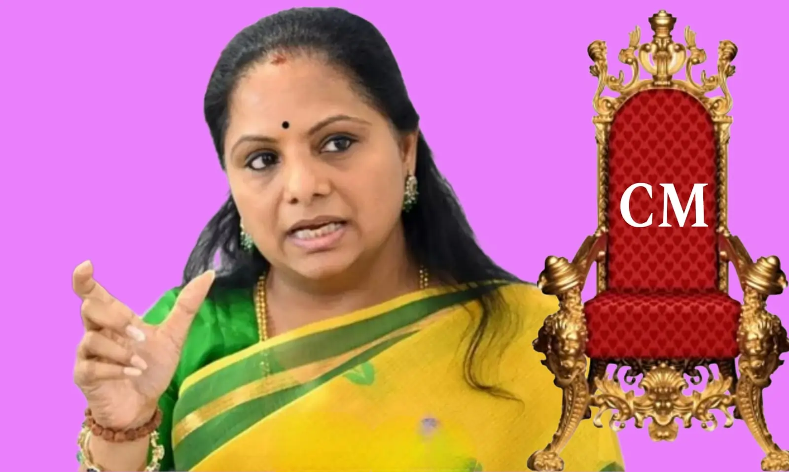 Next CM - Kalvakuntla Kavitha comments