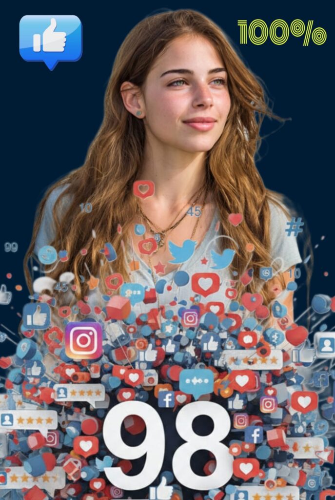 Social Major Role in Number of Likes