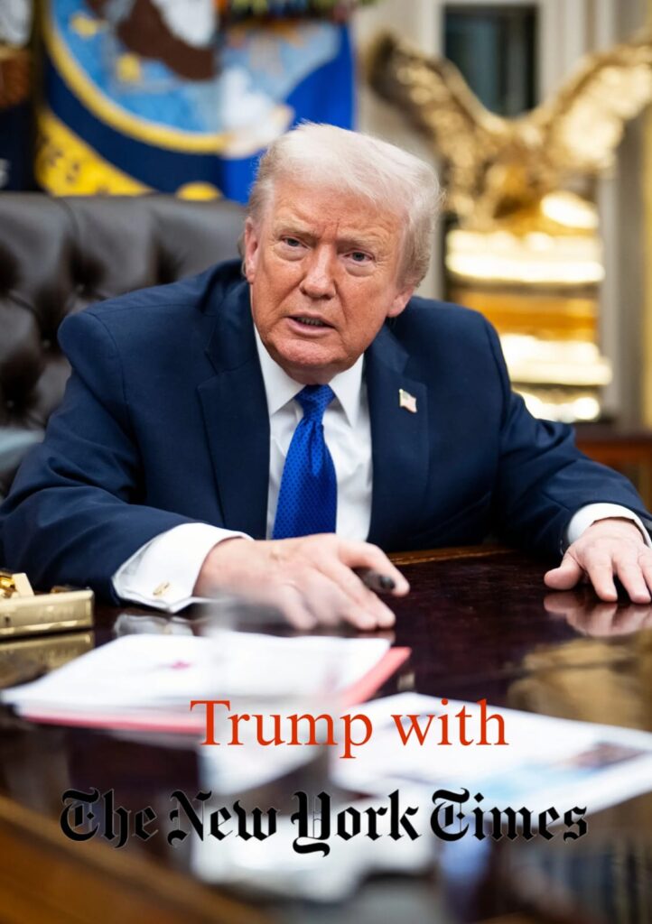 Trump with New York Times