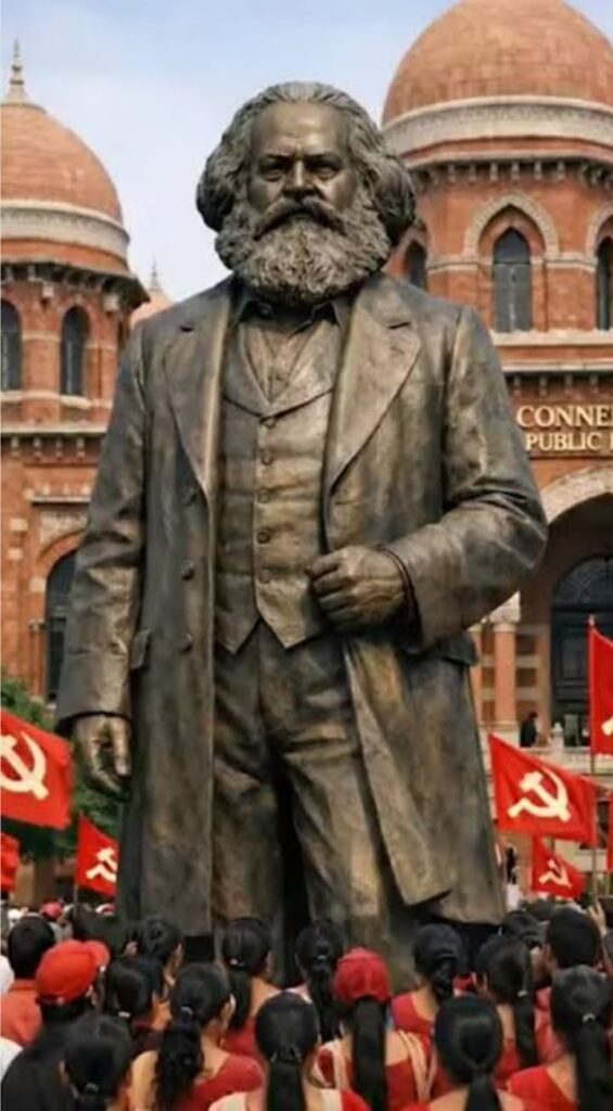 Karl Marks Statue at Chennai