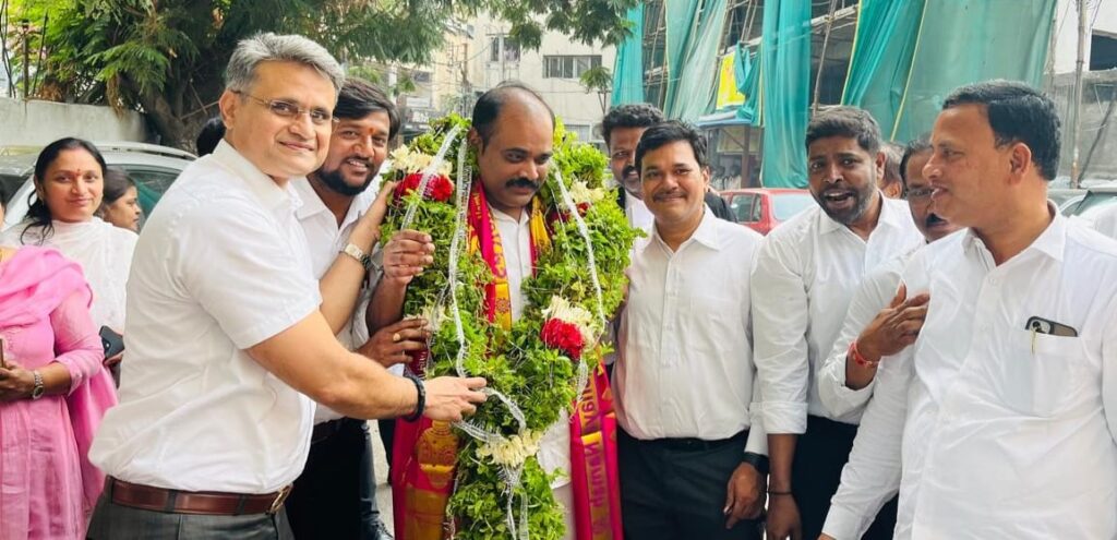 Felicitation to Raghavulu