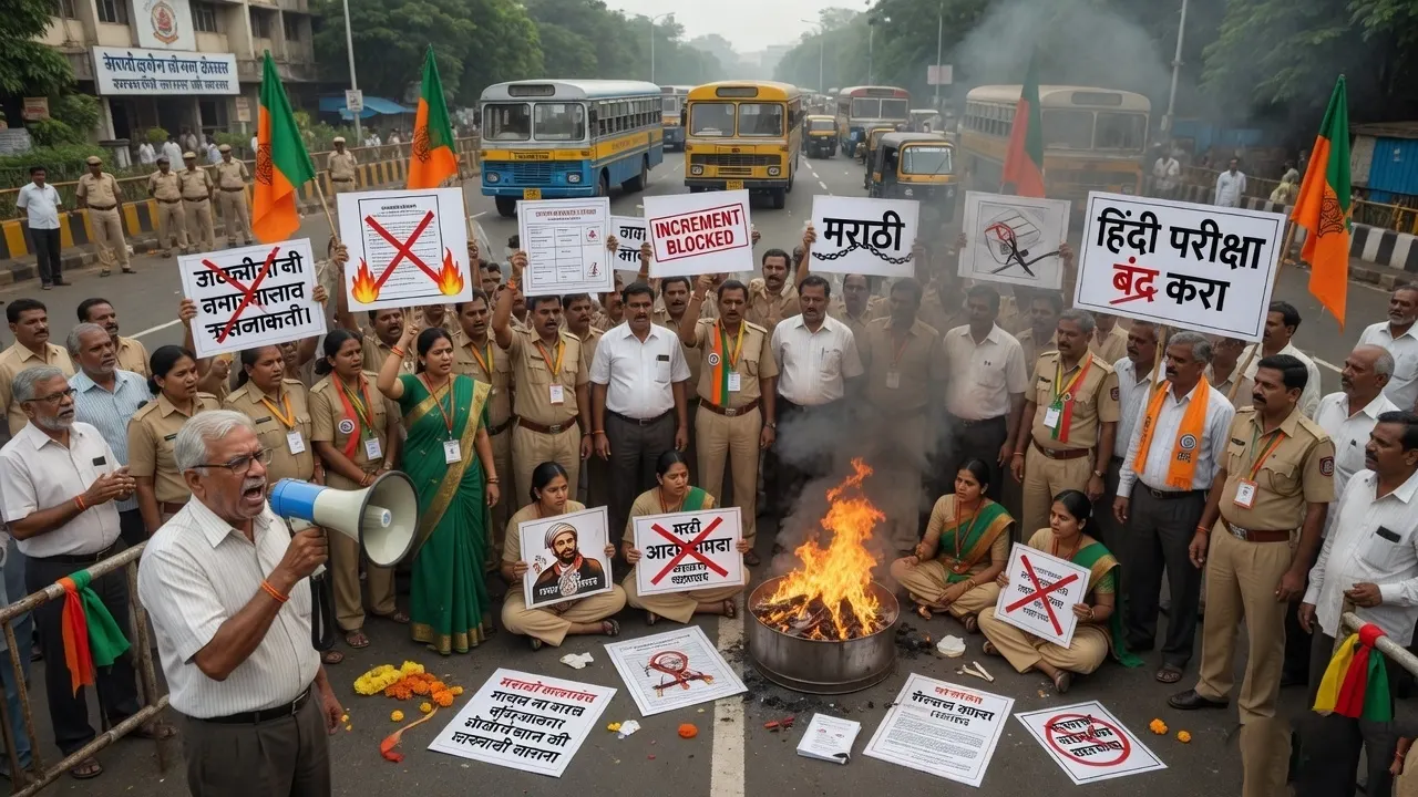 మరాఠా ఉద్యోగుల్లో హిందీ మంట – మహారాష్ట్రలో హిందీ పరీక్ష వివాదం
