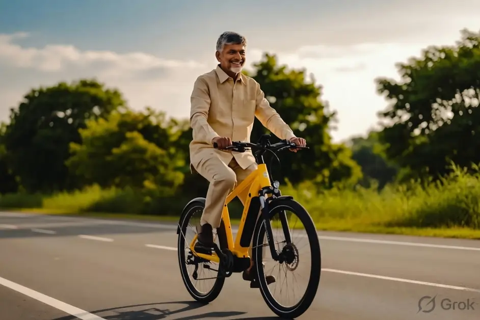 ఏపీలో సైకిళ్లపై సవారీ – బాబు బాట.. కాలుష్యానికి టాటా