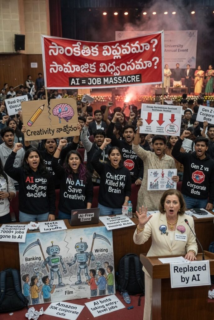 GenZ Protest against AI