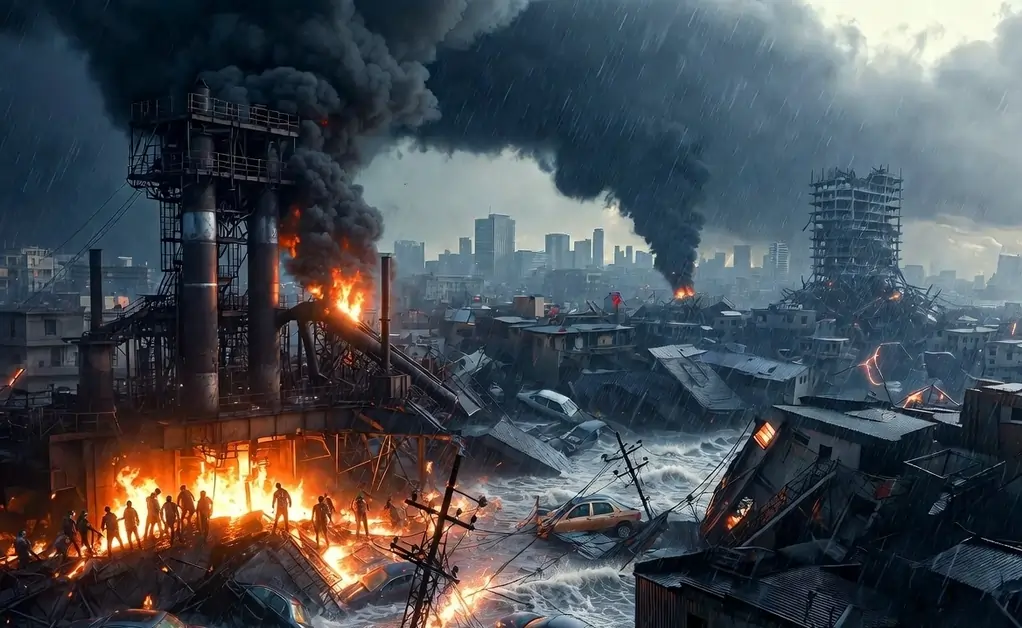 Visakha Steel Plant Fire Accident