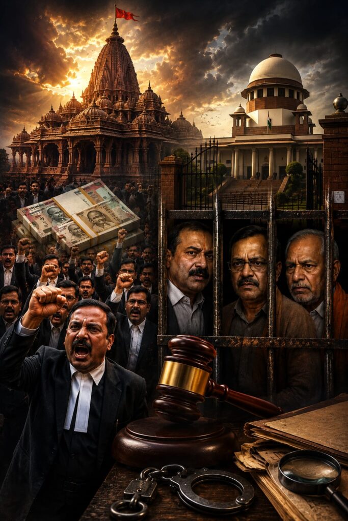 Ayodhya Lawyers Protest