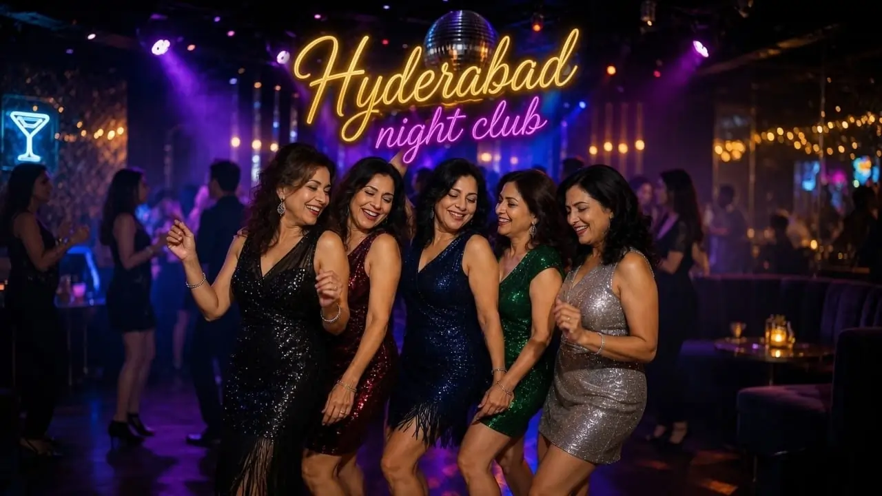 Hyderabad Night Club with Aunties