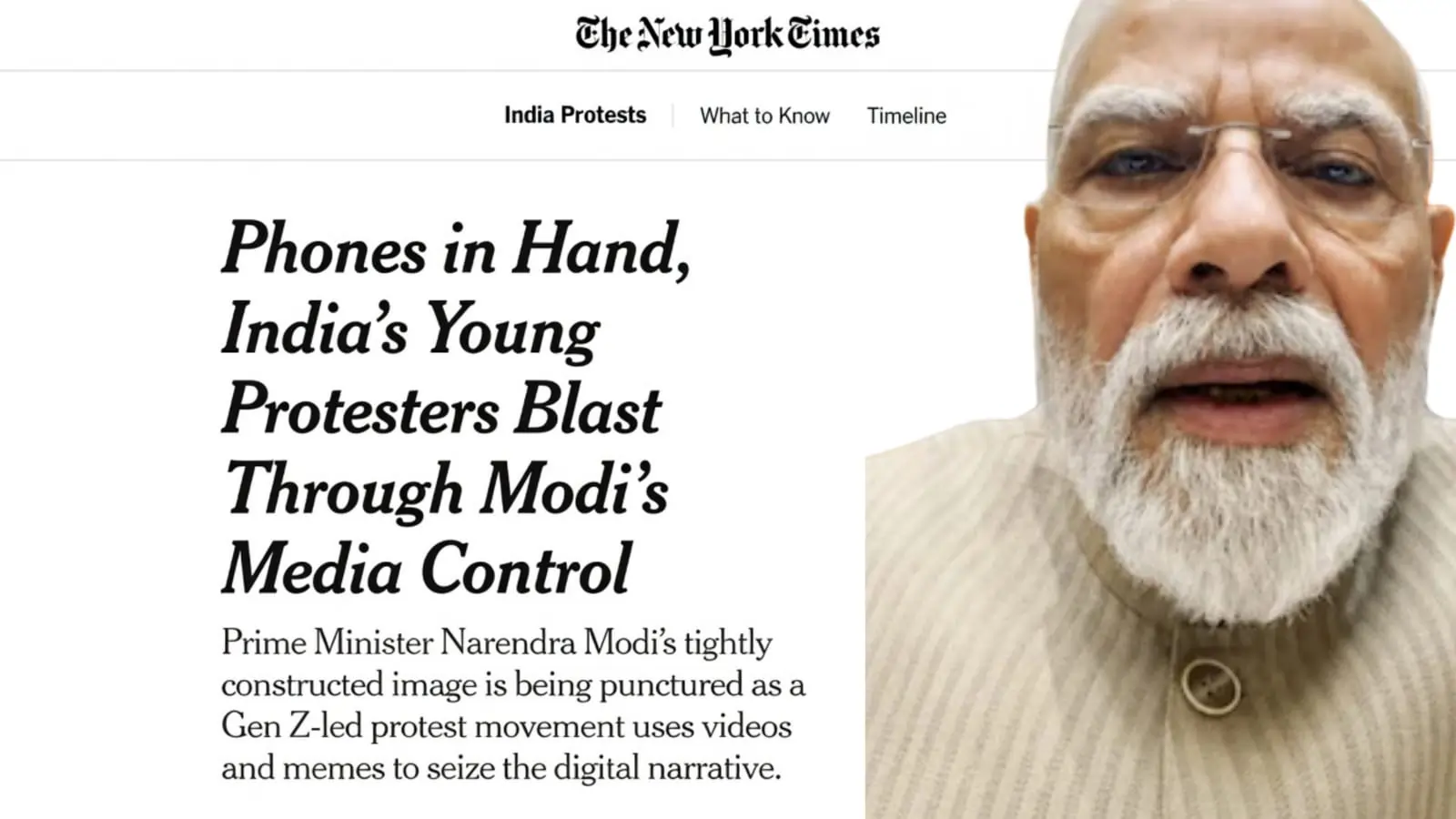 Modi Government Vs Social Media