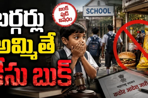 No Junk Food Near Schools - Maharashtra Government