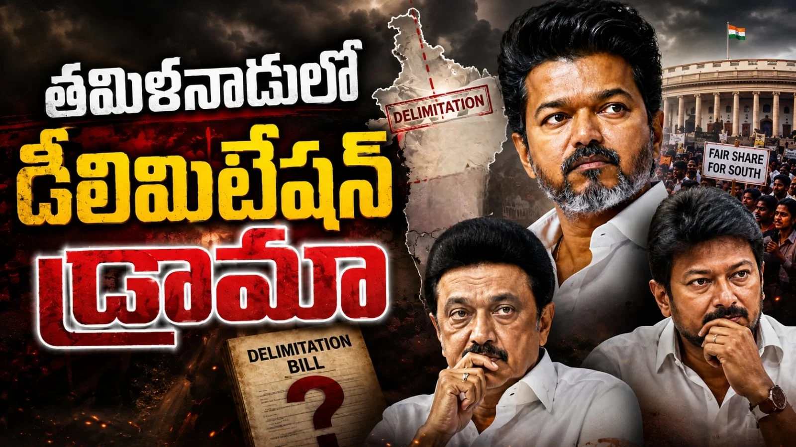 Delimitation Drama at Tamilnadu