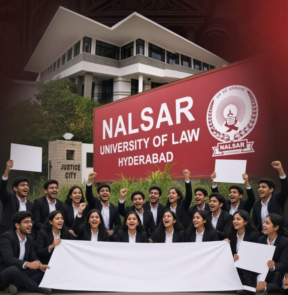 Nalsar Hyderabad Protest