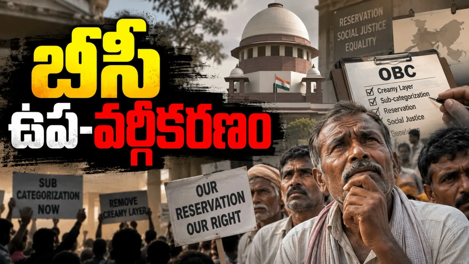 బీసీ ఉప-వర్గీక’రణం’ – తెరపైకి సబ్-కేటగిరైజేషన్ డిమాండ్