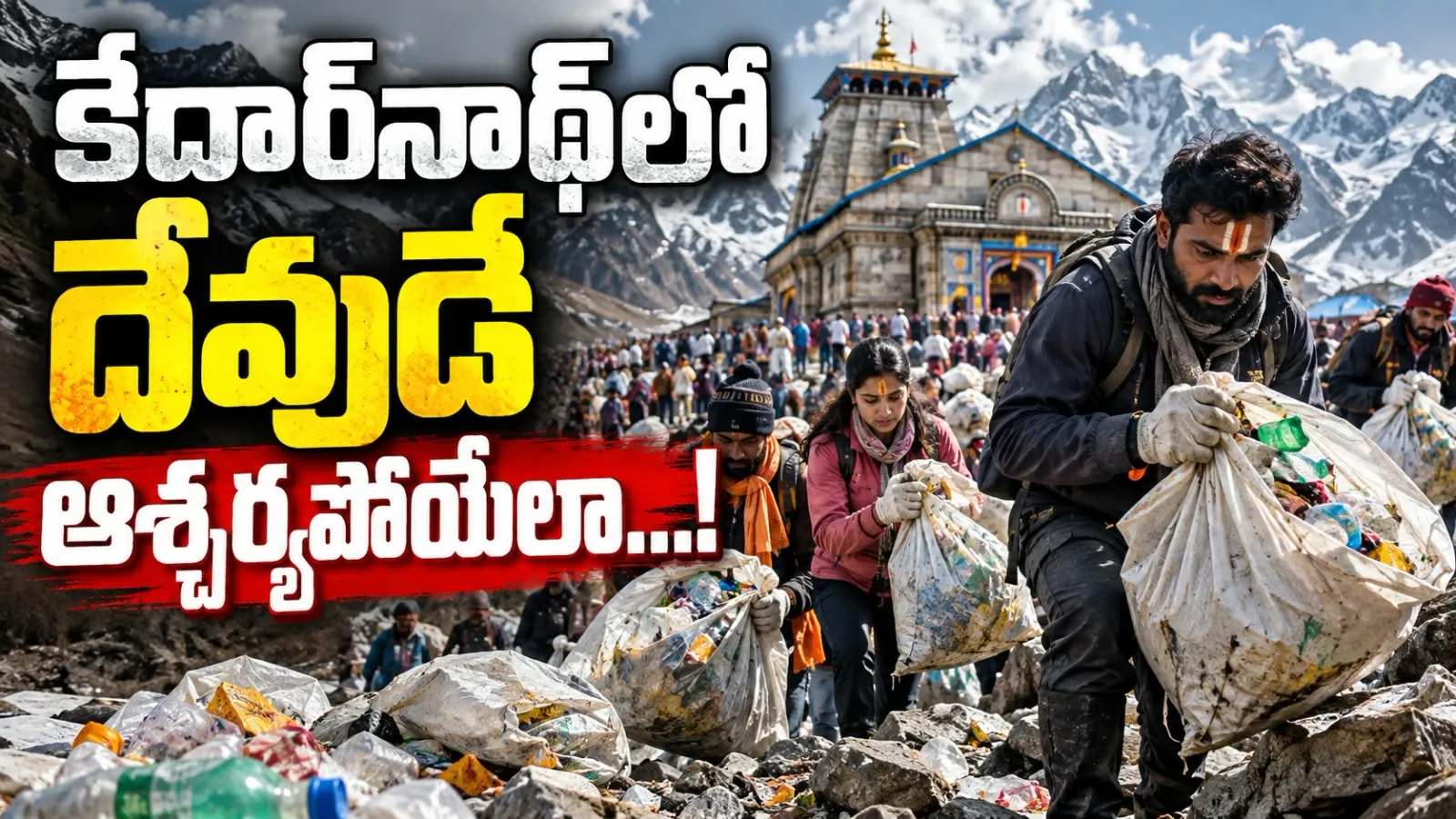Kedarinath garbage Movement