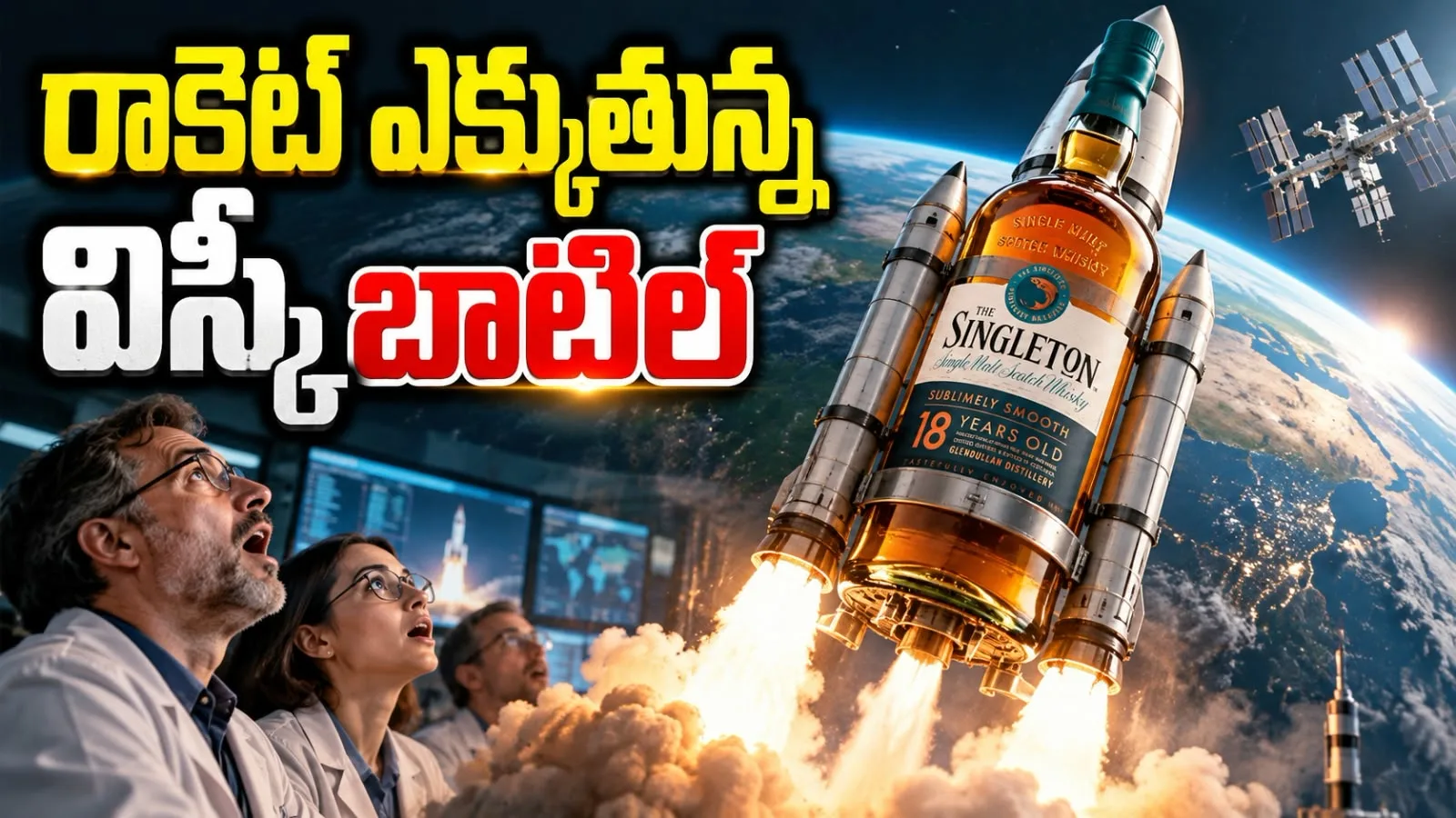 Whisky on Rocket