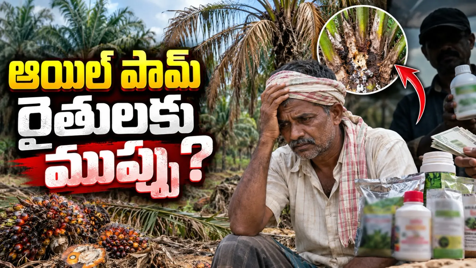 ఆయిల్ పామ్ రైతులకు ముప్పు? – అన్నదాతలకు మాయగాళ్ల వల