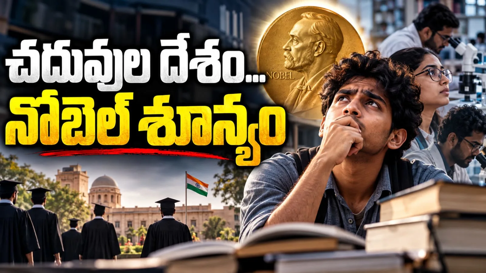 చదువుల దేశం… నోబెల్ శూన్యం – దేశంలో మేధో సంపత్తి ఉన్నా వెనుకబాటు