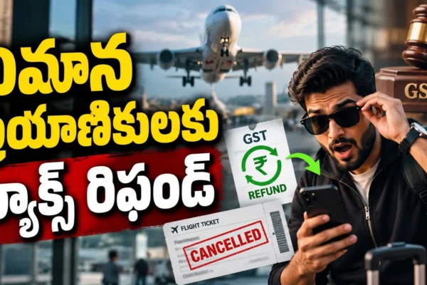 GST Refund for Air ticket cancellations